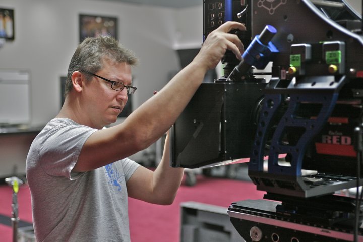 Pictured with the Element Technica Quasar 3D Rig