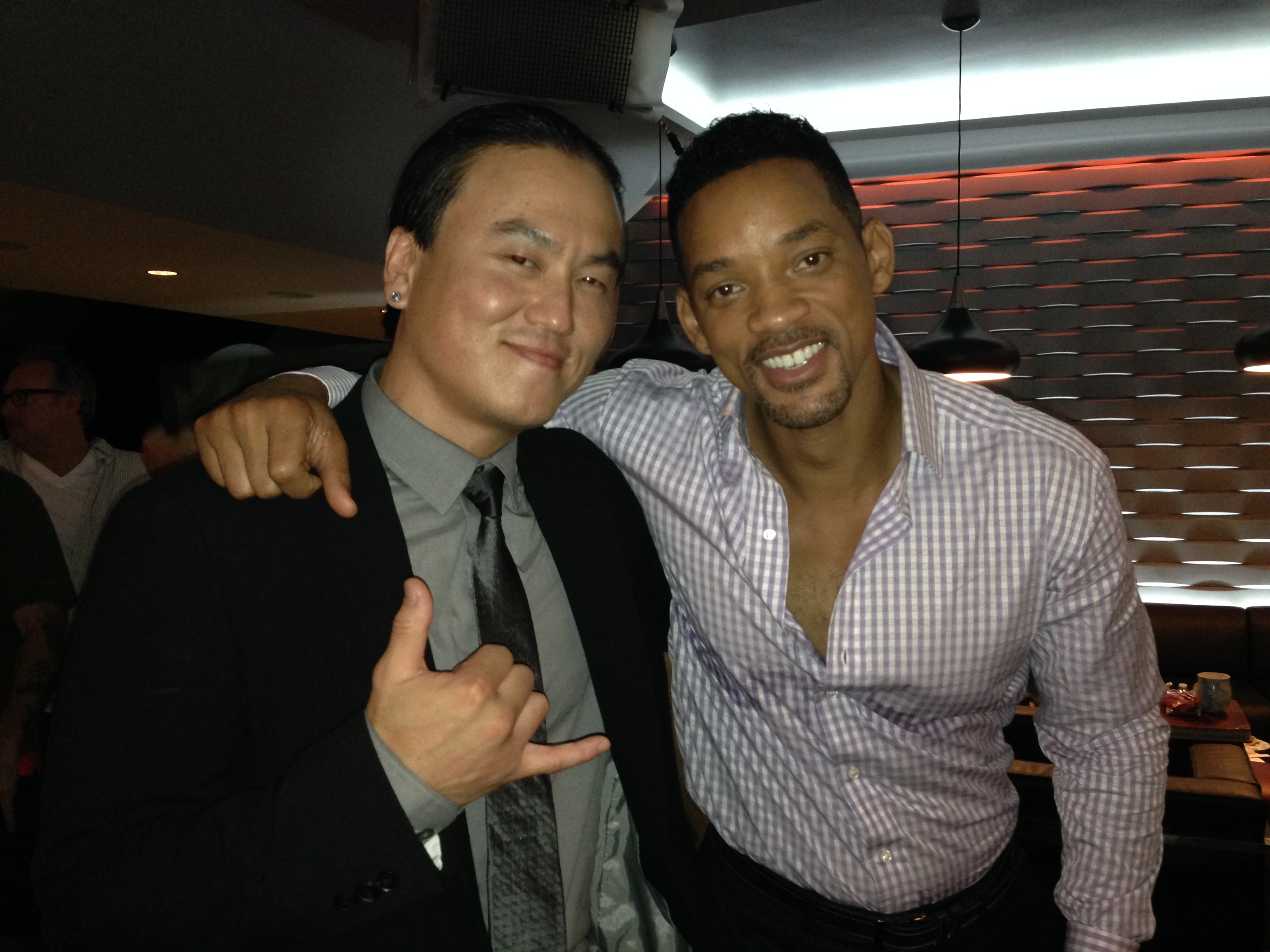 Steve Kim and Will Smith on Focus