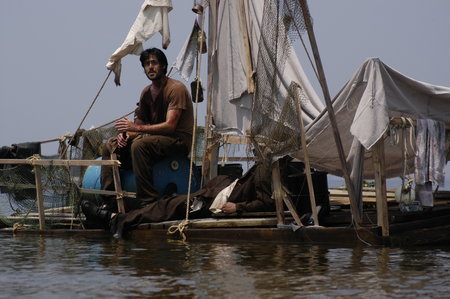 Jonathan Davidson and Chandler Parker in The Beach Party at the Threshold of Hell (2006)