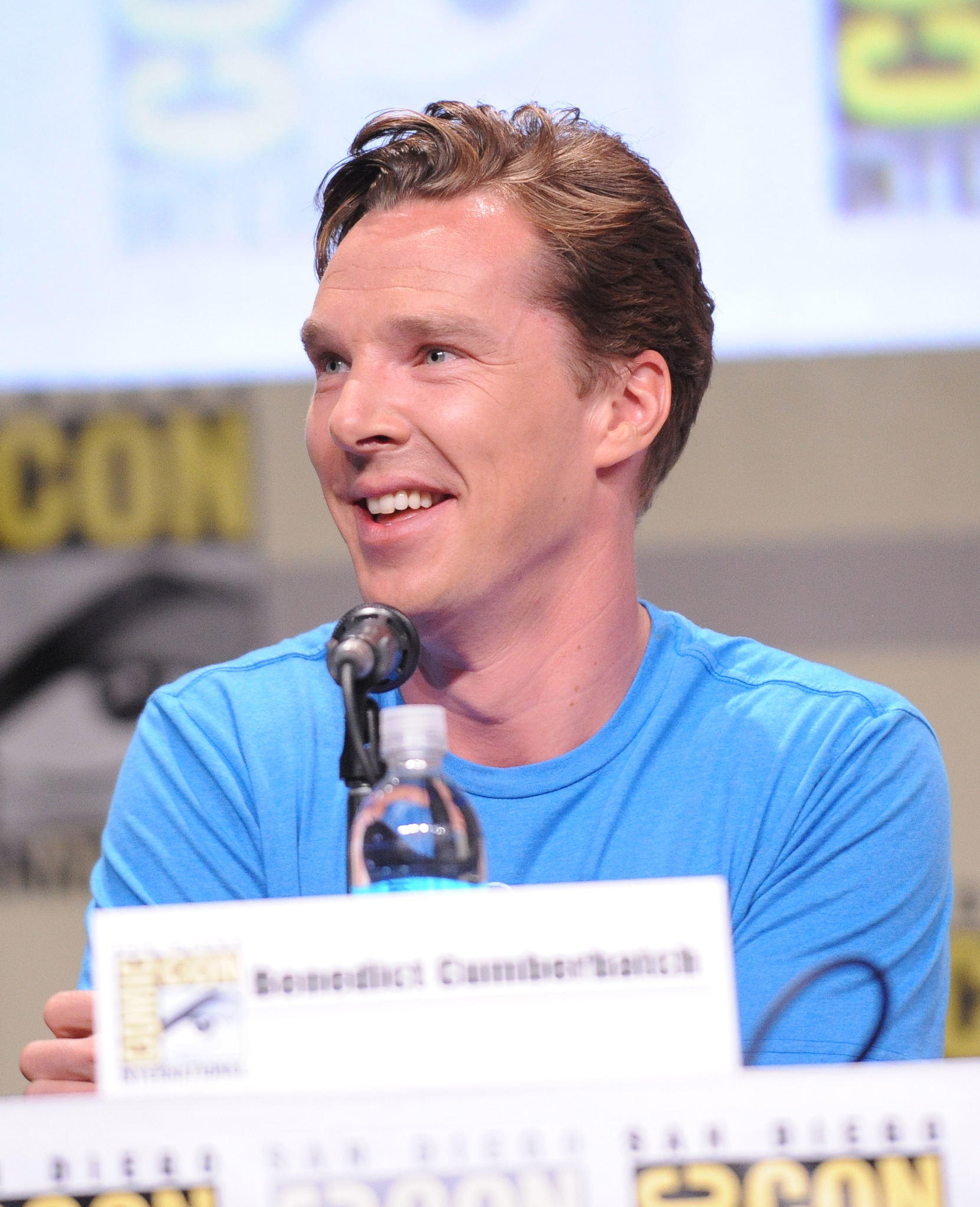 Benedict Cumberbatch at event of Hobitas: Penkiu armiju musis (2014)