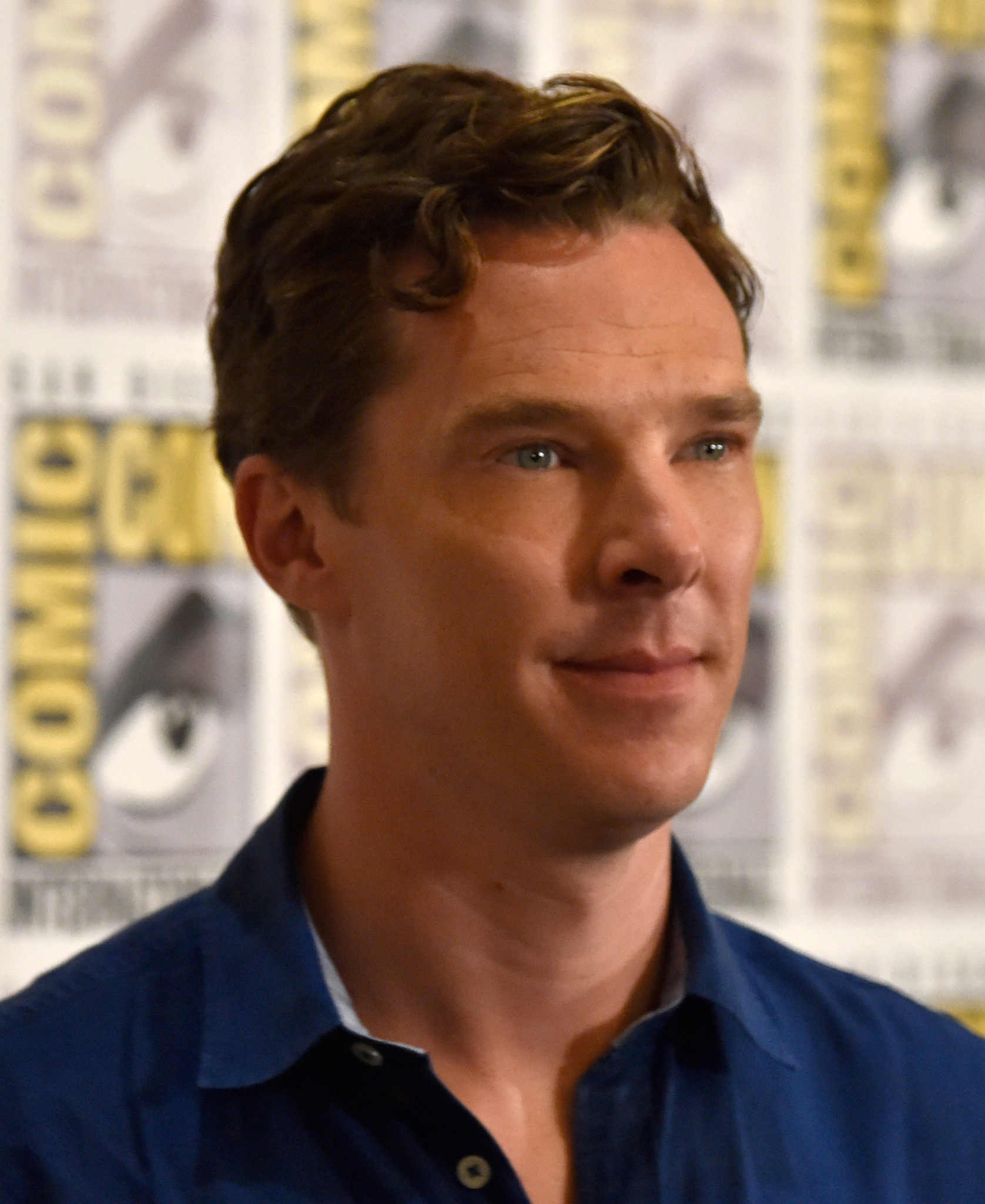 Benedict Cumberbatch at event of Penguins of Madagascar (2014)