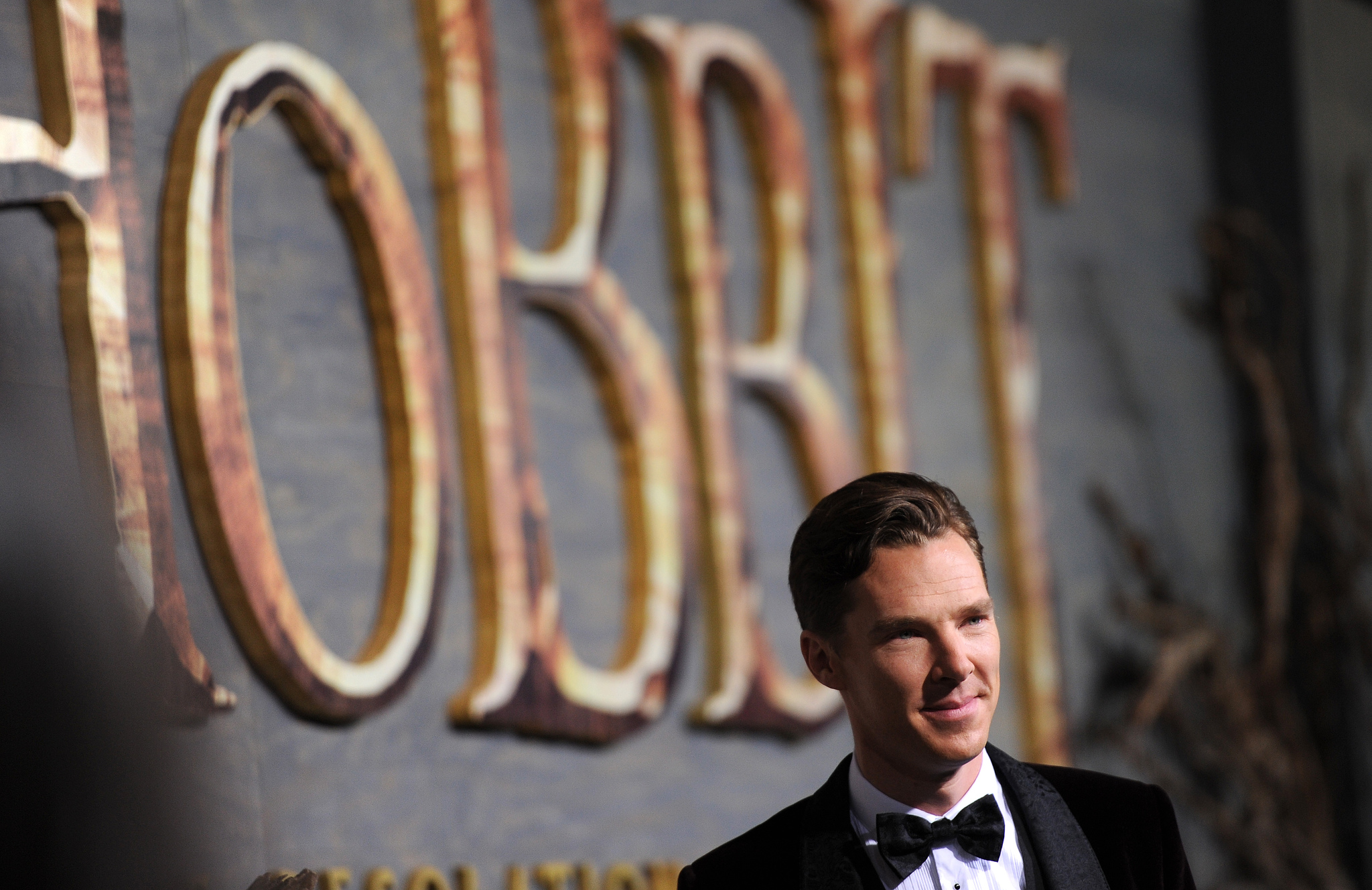Benedict Cumberbatch at event of Hobitas: Smogo dykyne (2013)