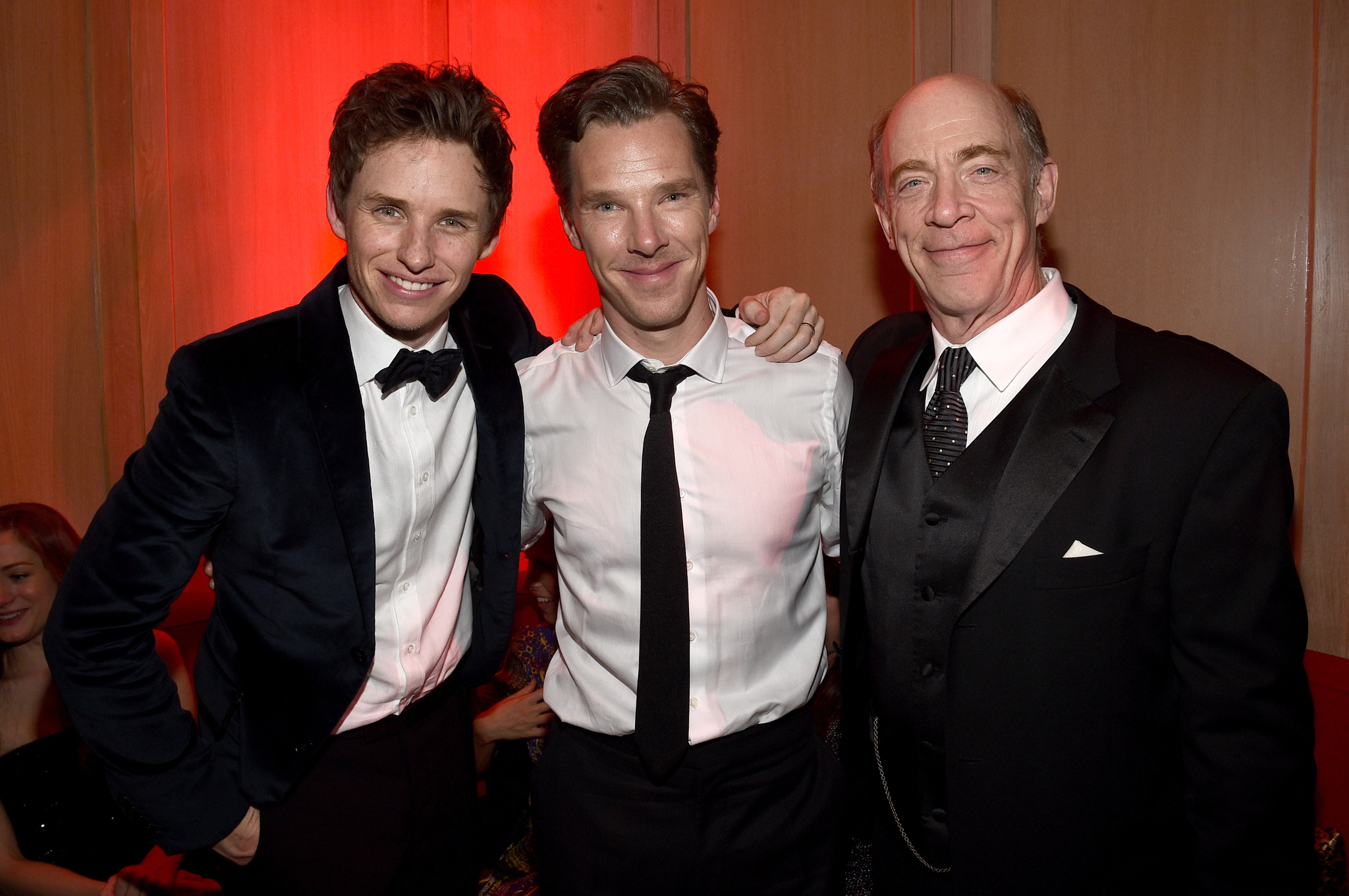 J.K. Simmons, Benedict Cumberbatch and Eddie Redmayne