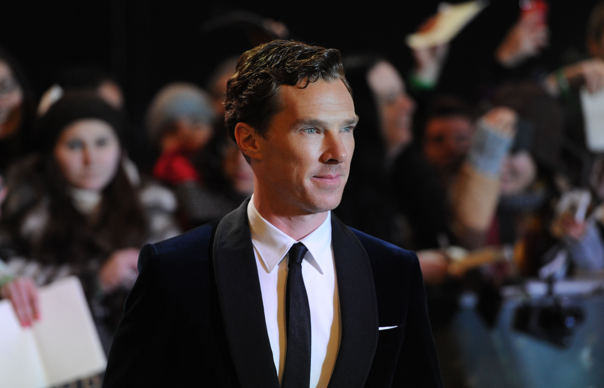 Benedict Cumberbatch at event of Hobitas: Penkiu armiju musis (2014)