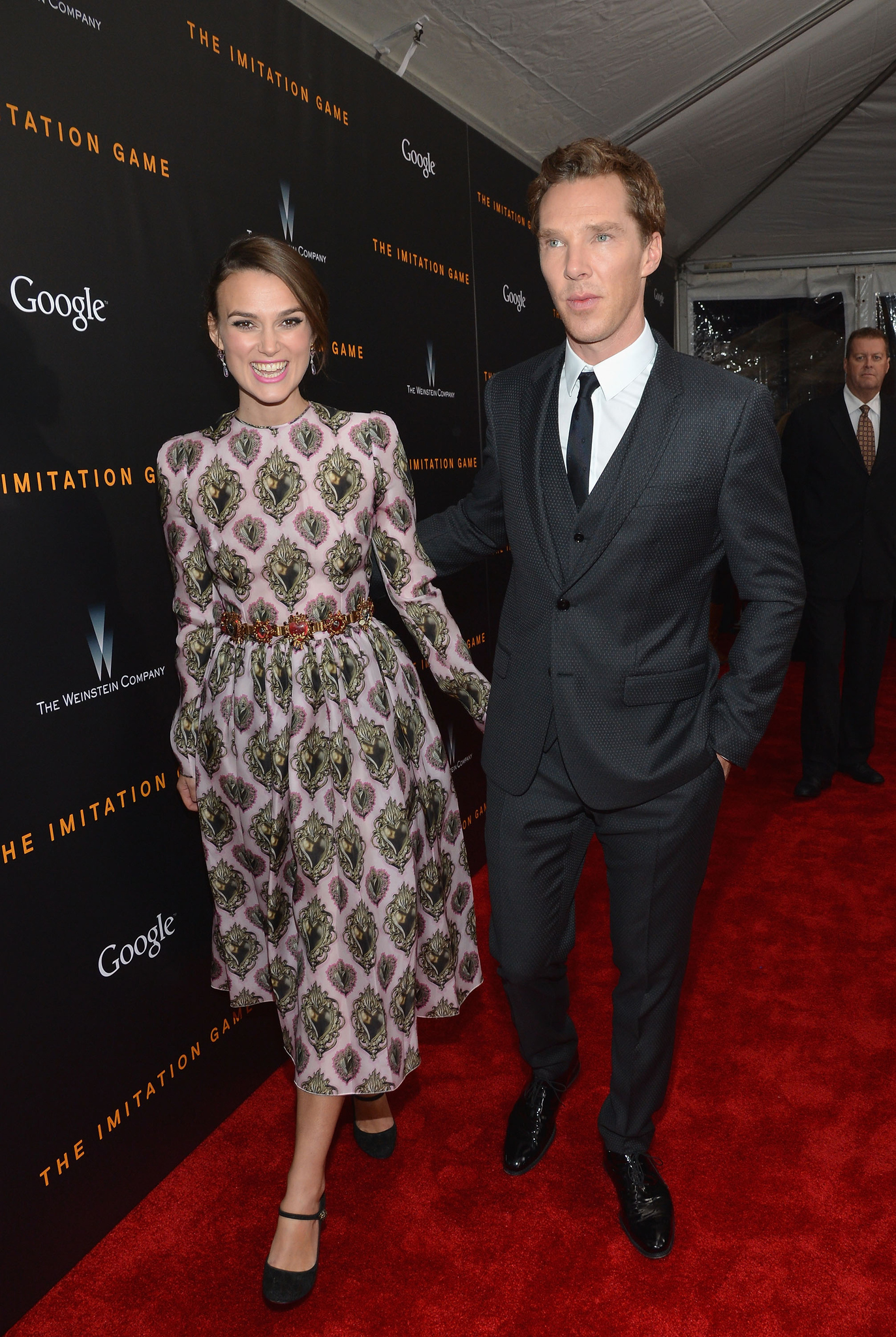 Keira Knightley and Benedict Cumberbatch at event of The Imitation Game (2014)