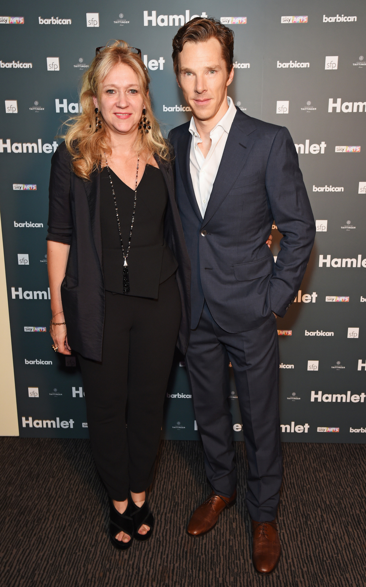 Benedict Cumberbatch and Sonia Friedman