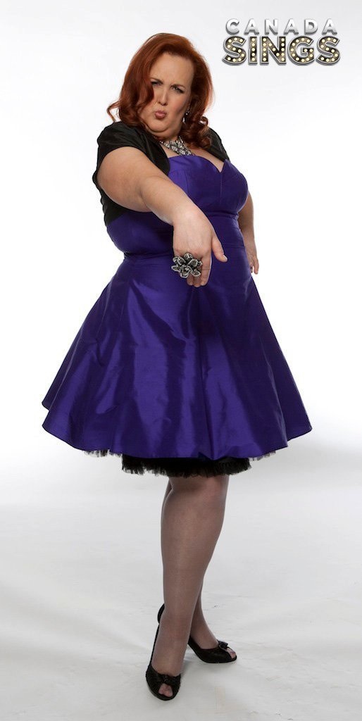 Sharron Matthews in promo shot for Canada Sings