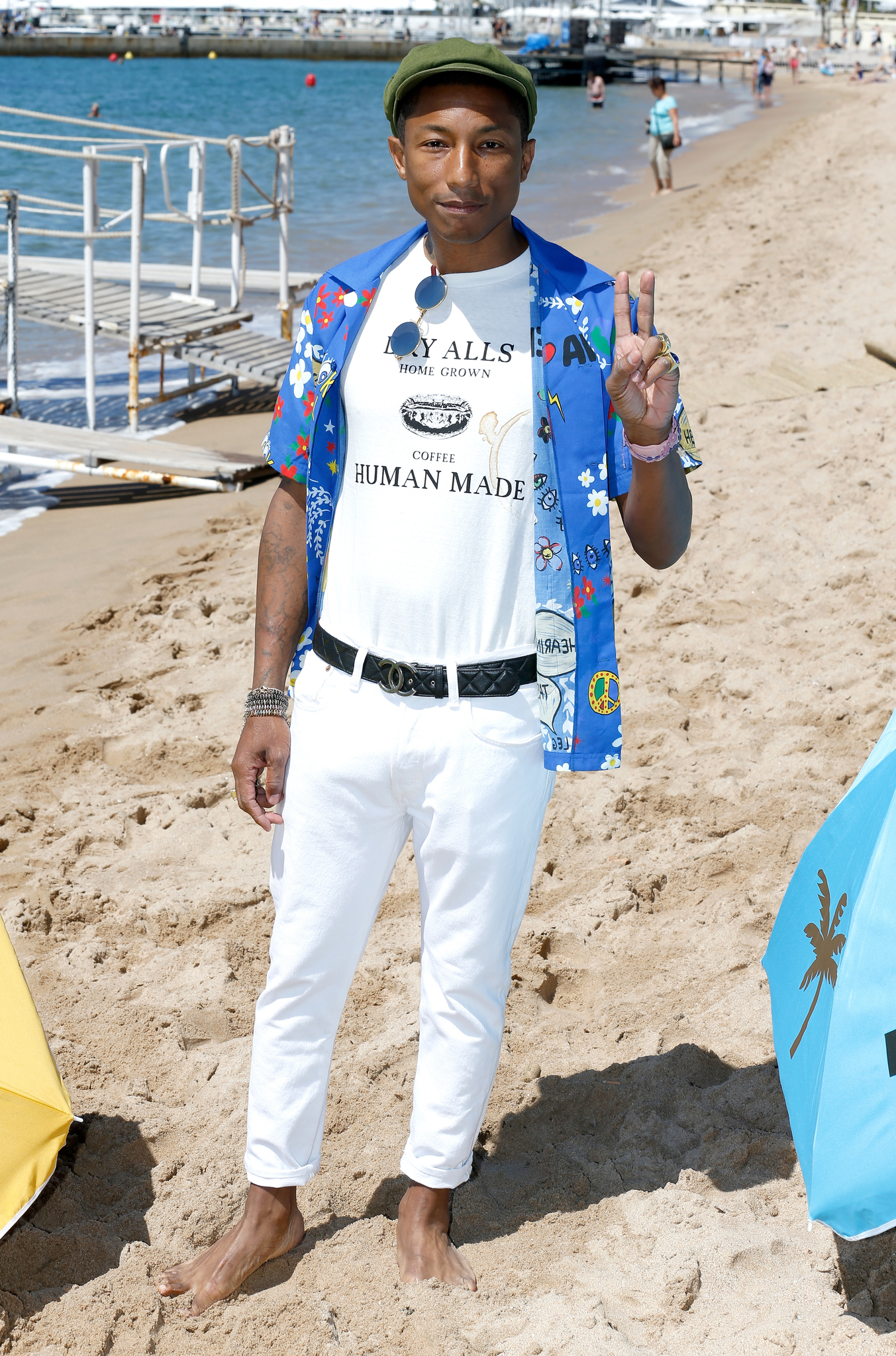 Pharrell Williams at event of Dope (2015)