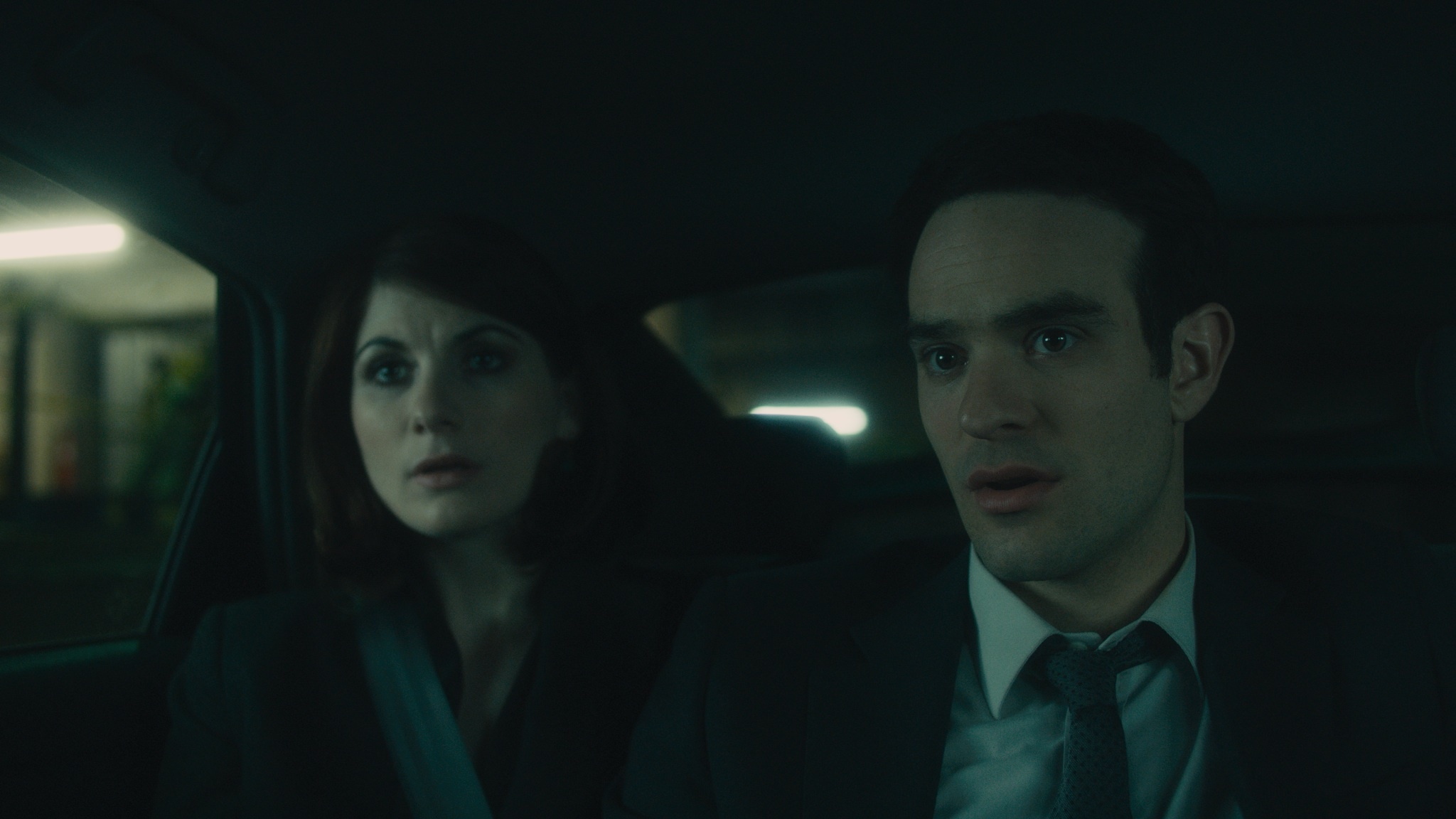 Still of Charlie Cox and Jodie Whittaker in Hello Carter (2013)