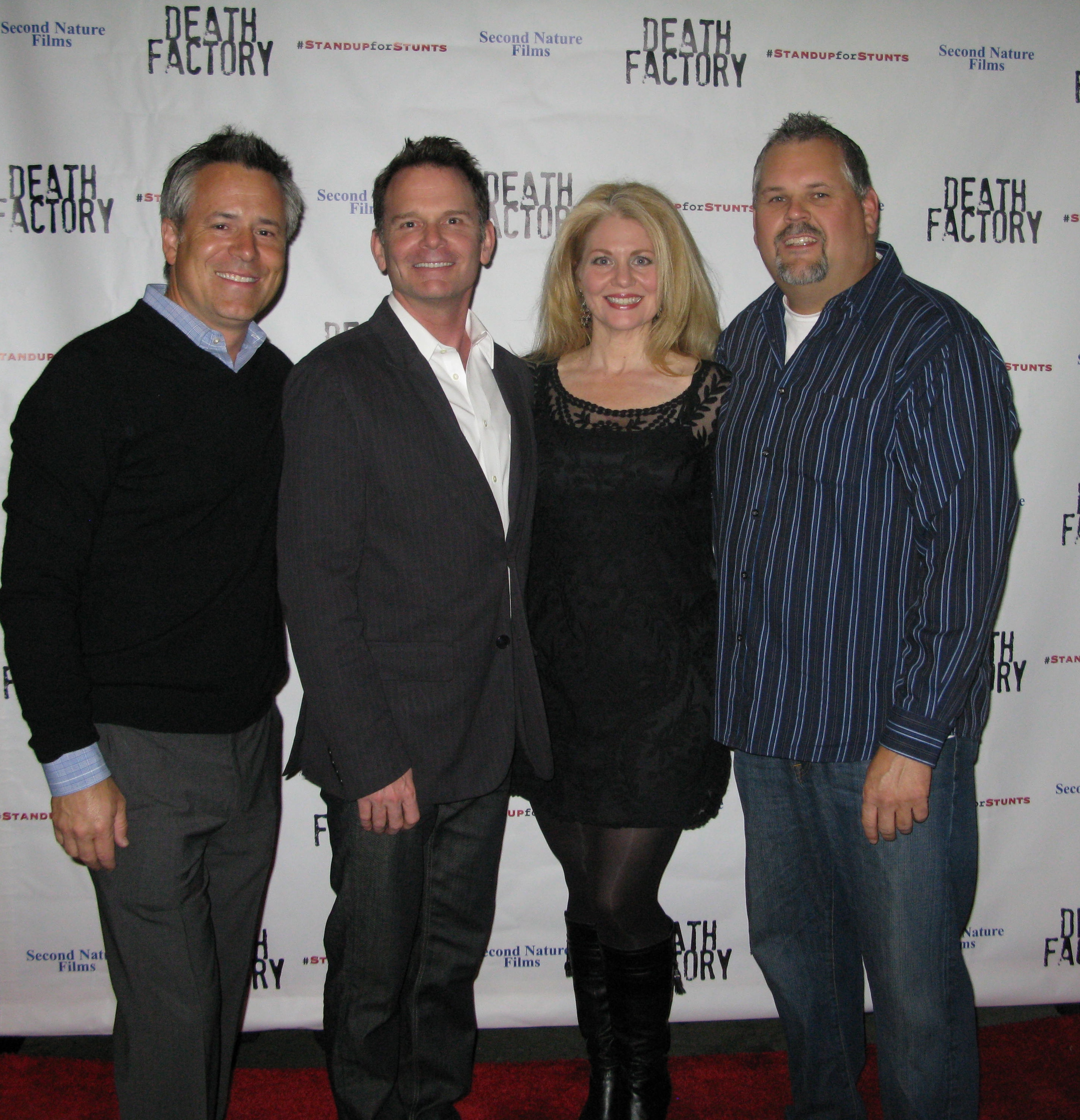 Craig Strong, John Wilson, Debbie Sheridan, Stephen Durham at 'Death Factory' aka 'The Butchers' premier