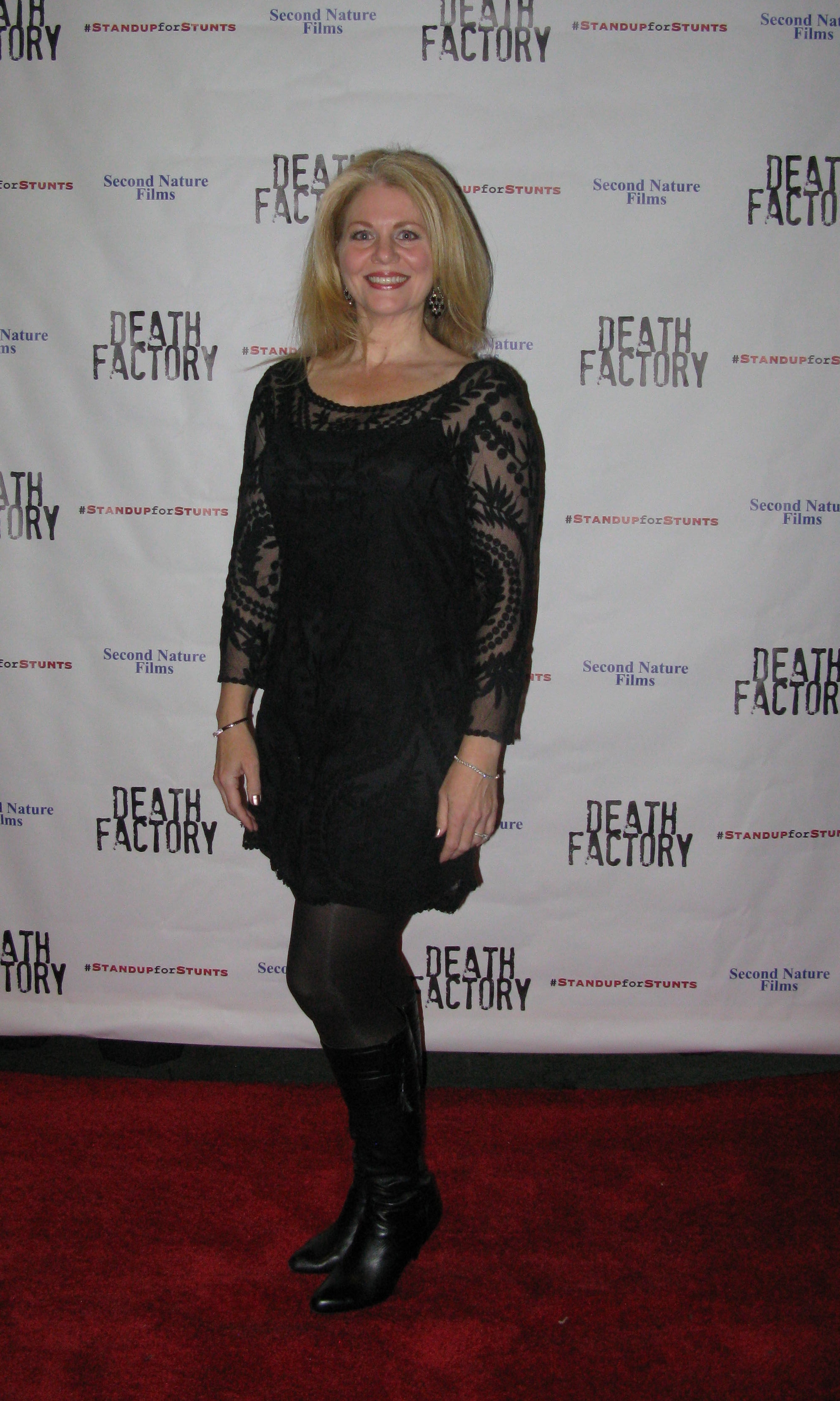 Debbie Sheridan at the Hollywood premier of 'Death Factory' aka 'The Butchers'