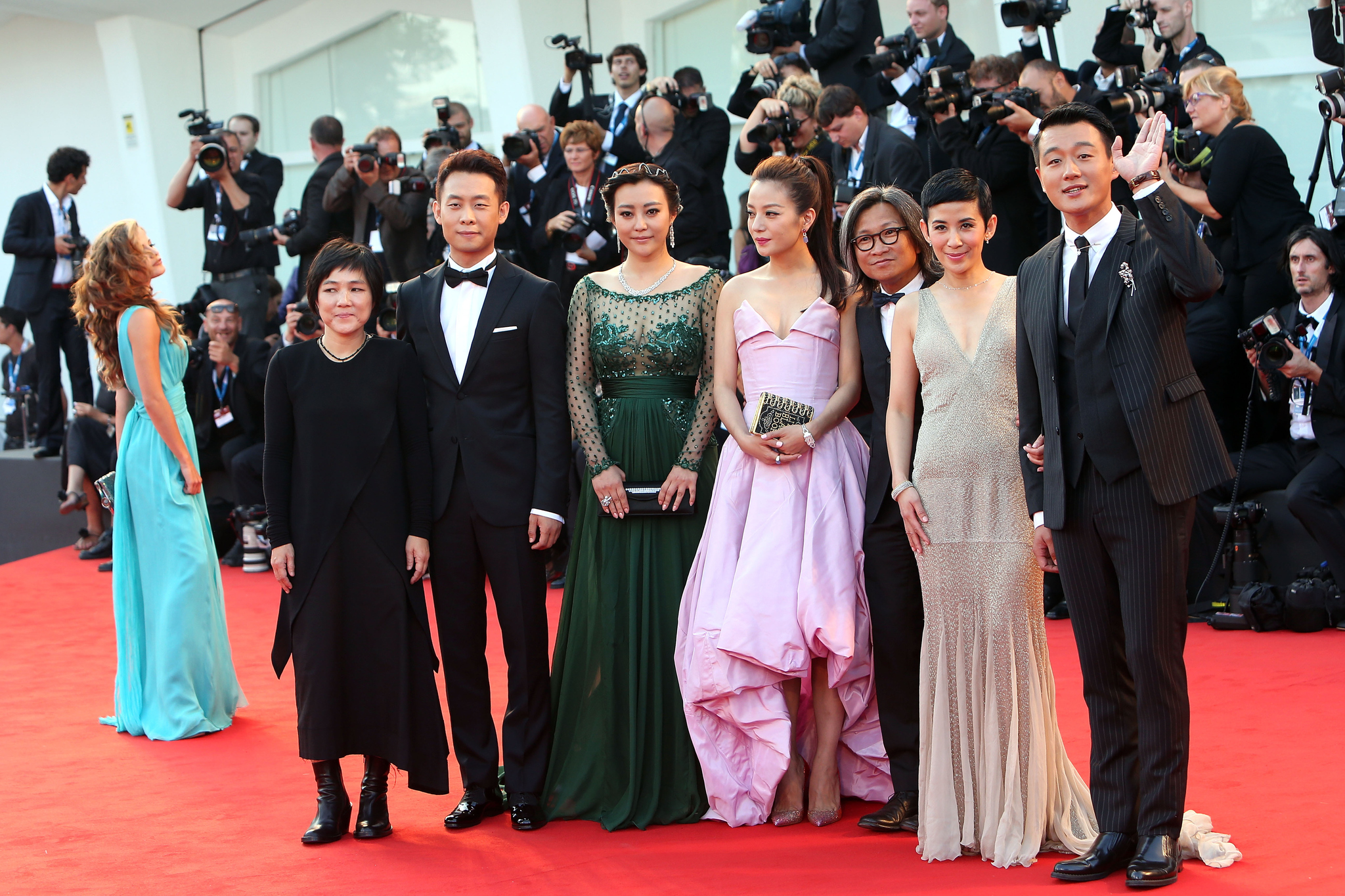 Peter Chan, Zhang Yi, Lei Hao, Sandra Ng and Zhao Wei at event of Zmogus-paukstis (2014)