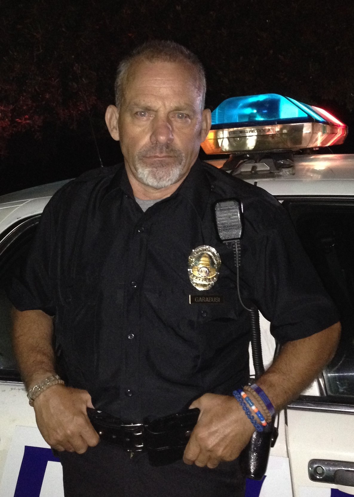 Officer Gary Busy on set of My Haunted House for Lifetime Network Aug 2015