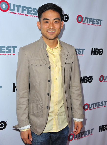 Actor Derek Mio arrives at the 2013 Outfest Film Festival closing night gala of 'G.B.F.' at the Ford Theatre on July 21, 2013 in Hollywood, California.