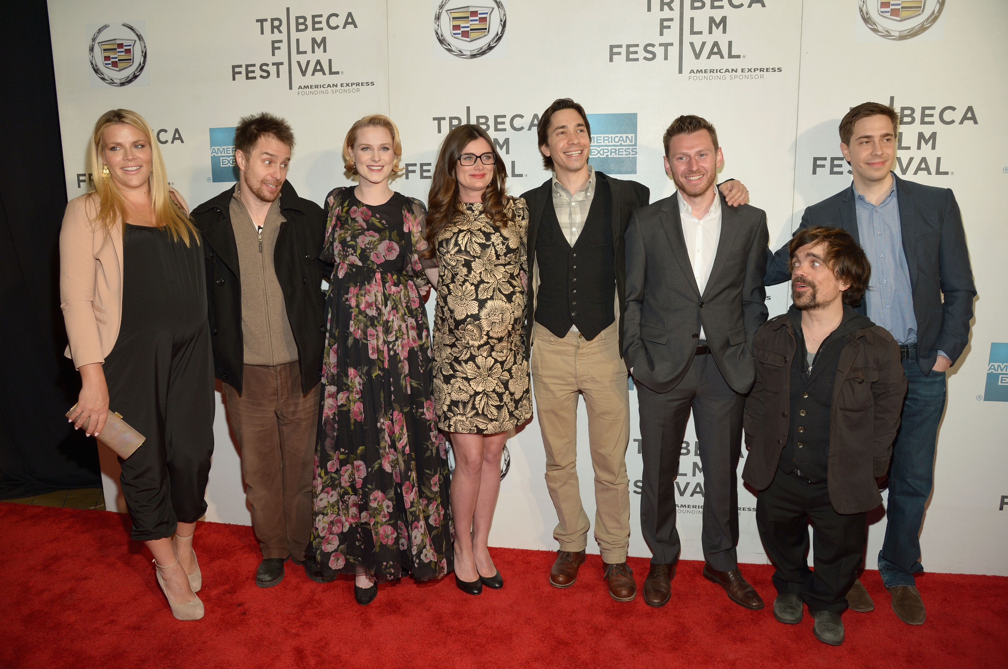 Busy Philipps, Sam Rockwell, Kat Coiro, Peter Dinklage, Justin Long, Evan Rachel Wood and Keir O'Donnell at event of A Case of You (2013)