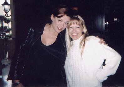 Chase Masterson and Laura Alber