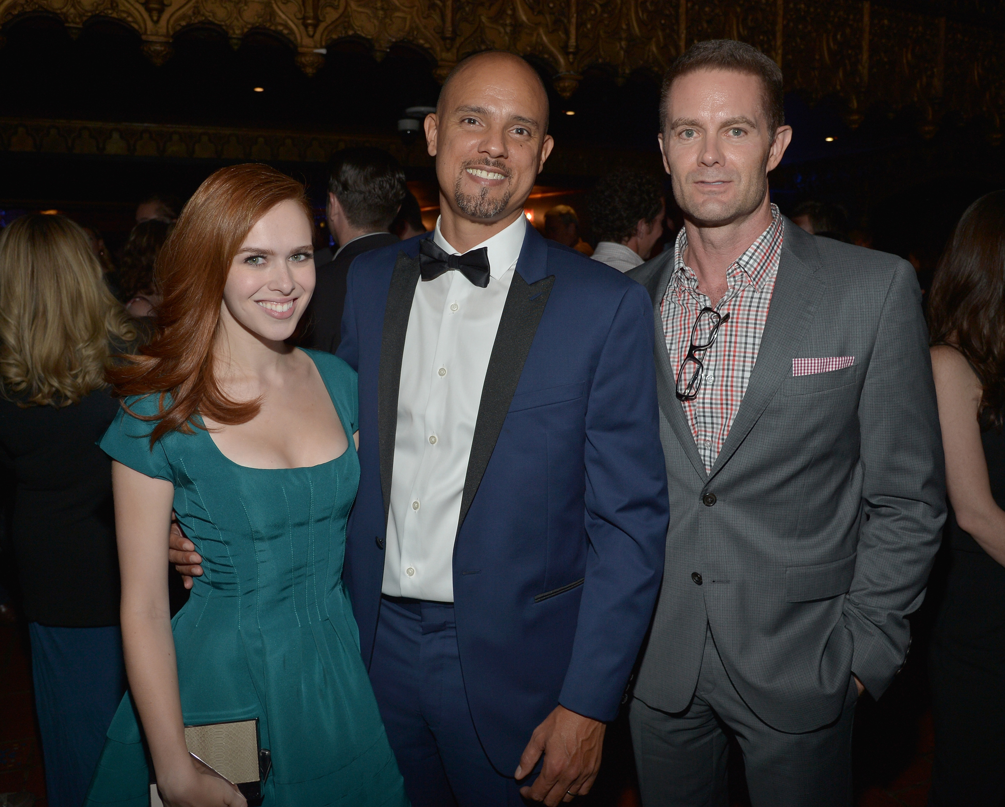 Garret Dillahunt, Ben Watkins and Elizabeth McLaughlin at event of Hand of God (2014)