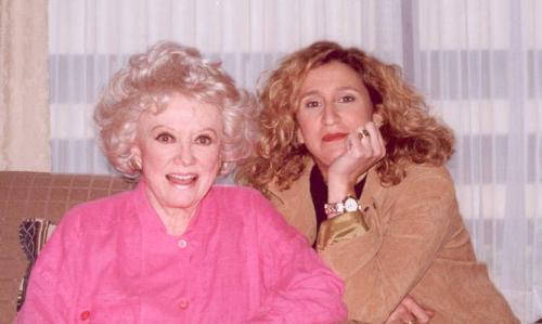 Phyllis Diller and Maggie Cassella