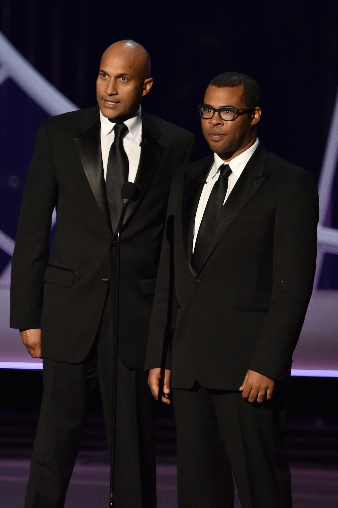 Keegan-Michael Key and Jordan Peele at event of The 66th Primetime Emmy Awards (2014)