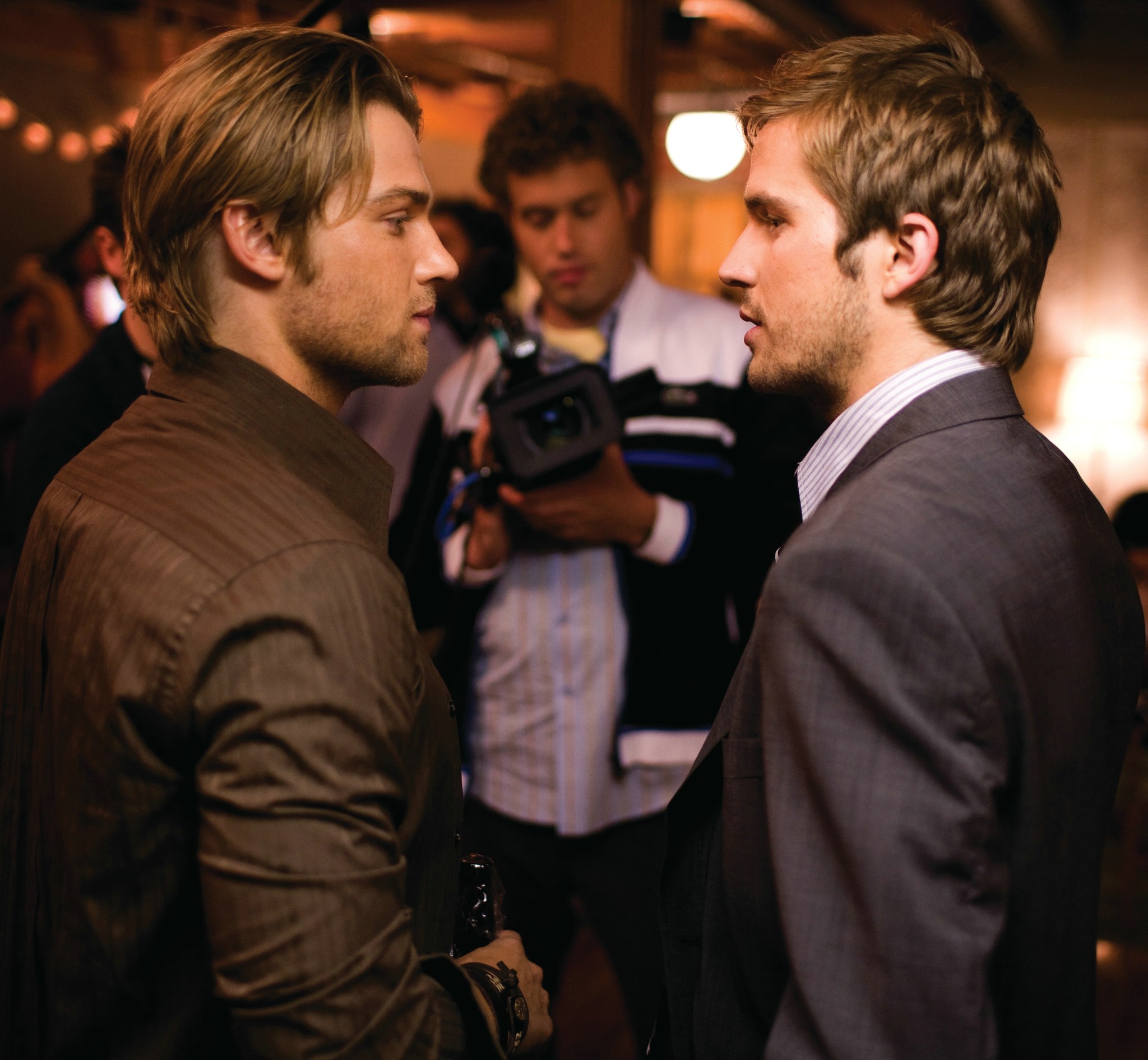 Still of Mike Vogel and Michael Stahl-David in Projektas MONSTRAS (2008)