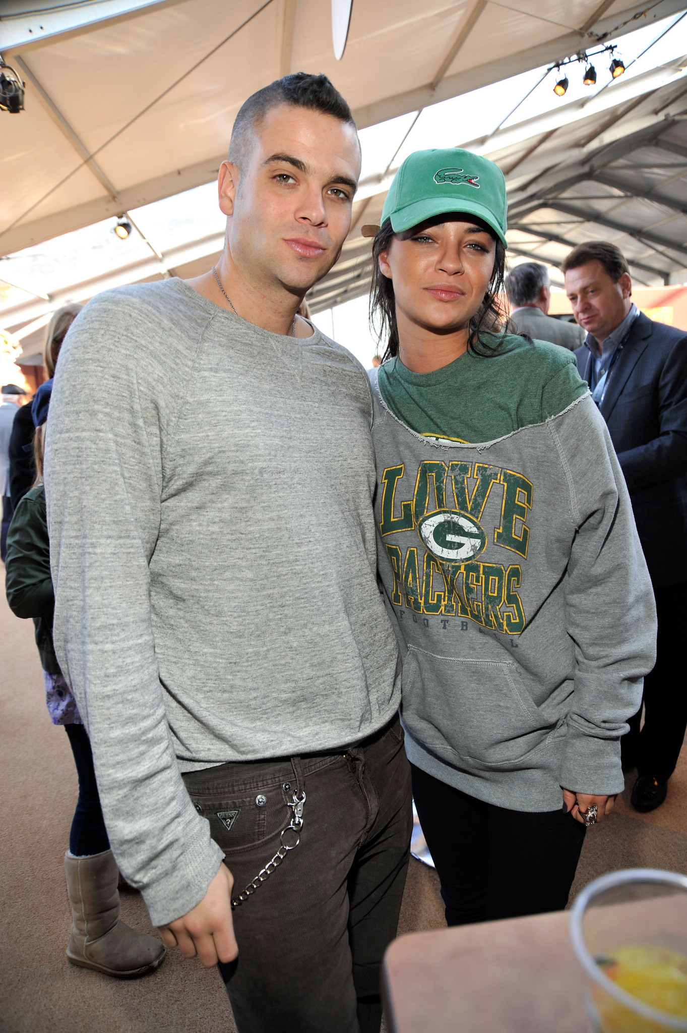 Mark Salling and Jessica Szohr