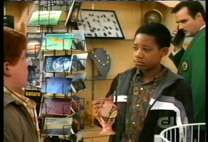 George Fitch Watson as Museum Gift Store Security in Everybody Hates Chris w Terry Crews,Tequan Richmond, Vincent Martella, Chris Rock