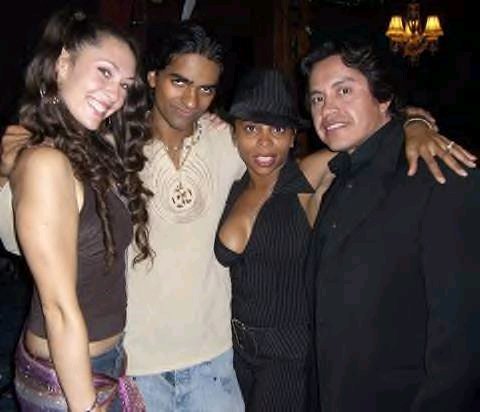 Annette with Singers Kim & Deepak