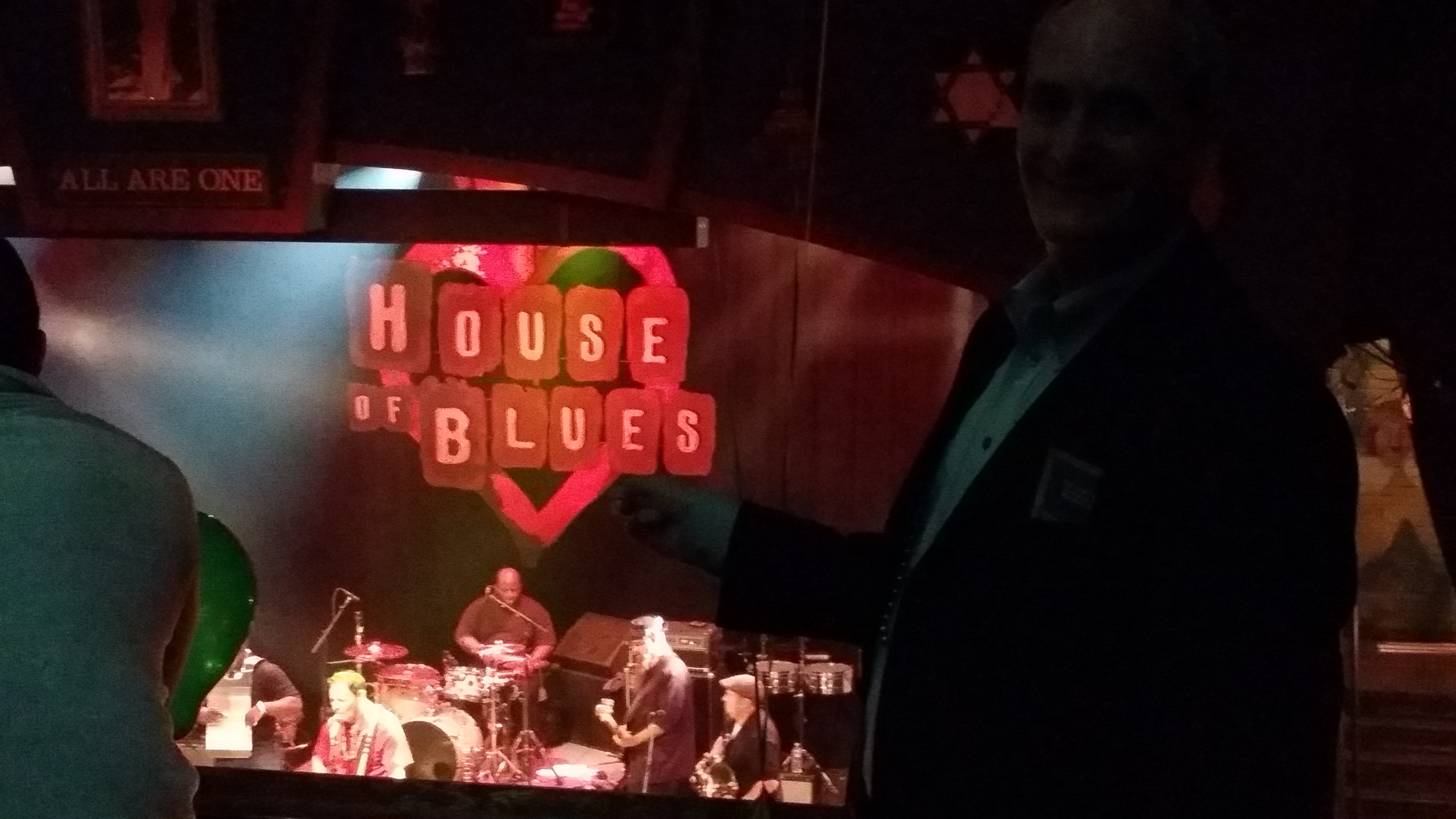 Jeff Fishman at Chris Mulkey's House of Blues Mardi Gras Performance.