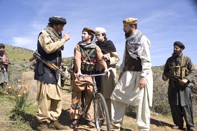 Still of Robert Davi, Geoffrey Arend, Oren Rehany and Serdar Kalsin in An American Carol (2008)