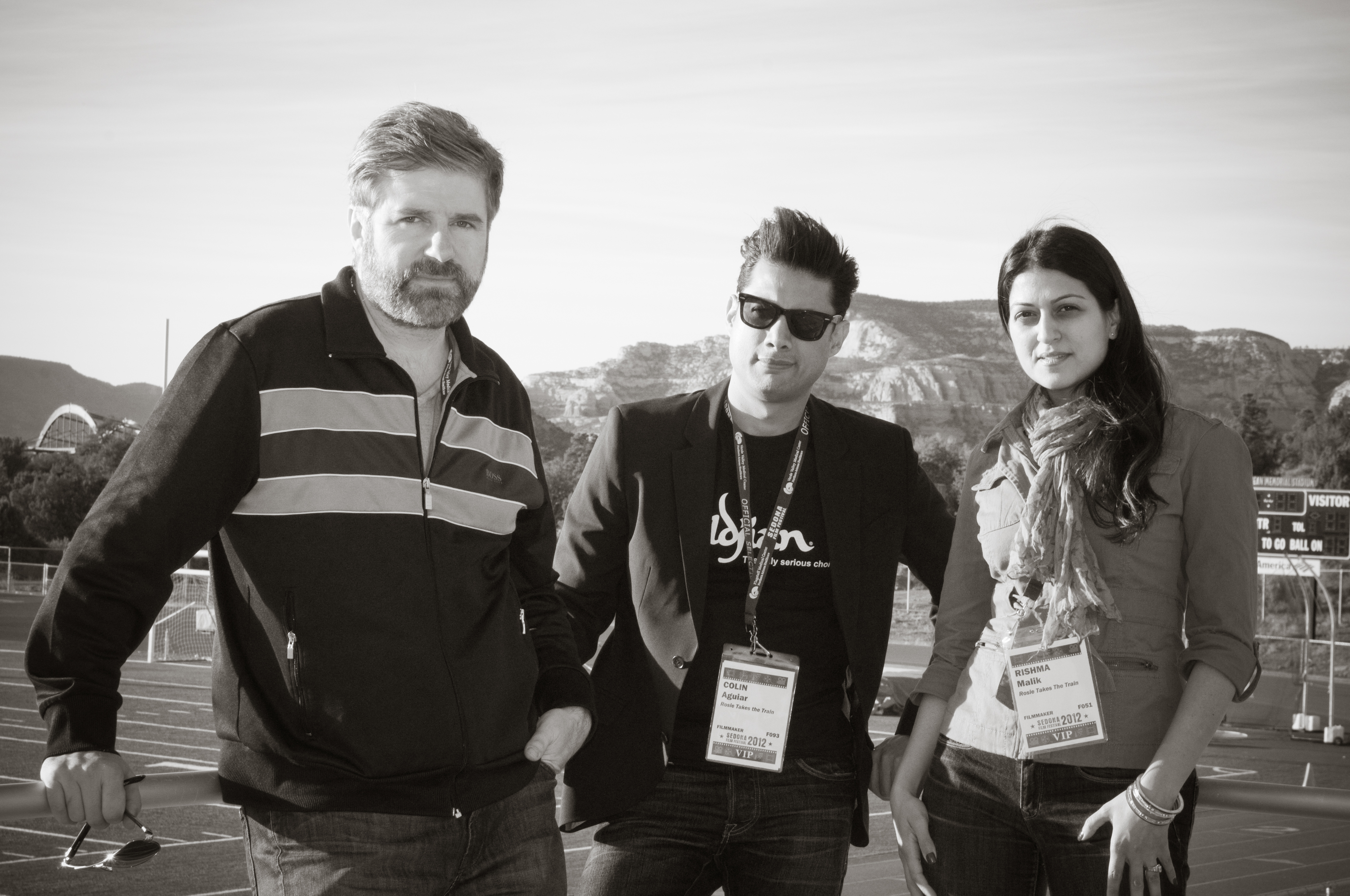 With Director Stephen Philip Scott and Music Composer Colin Aguiar at the Sedona International Film Festival for 