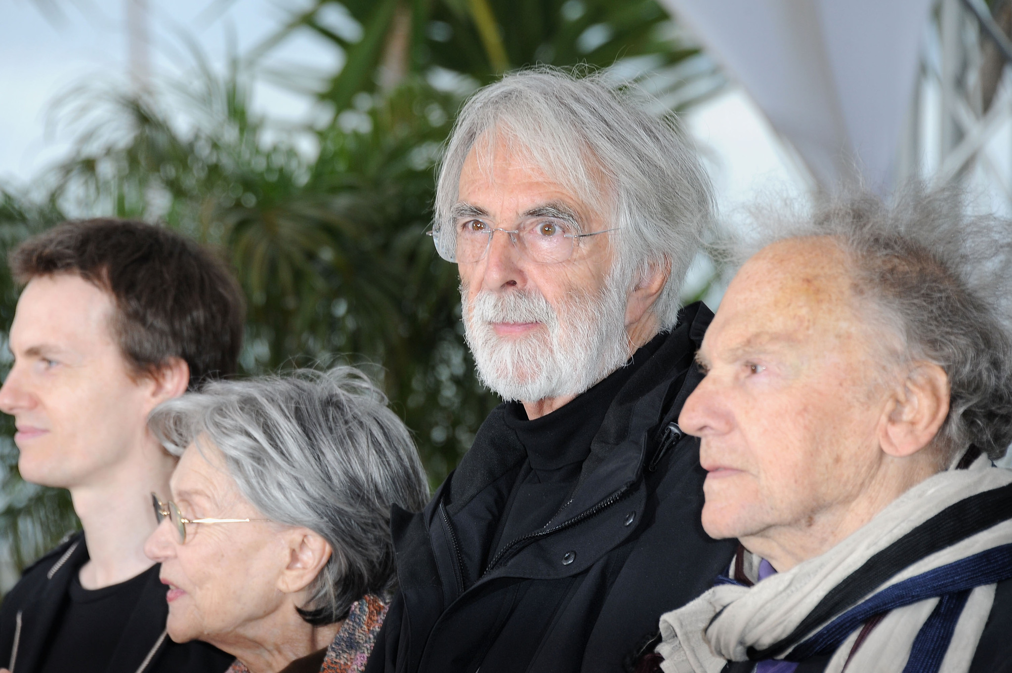 Jean-Louis Trintignant, Michael Haneke, Emmanuelle Riva and Alexandre Tharaud at event of Amour (2012)