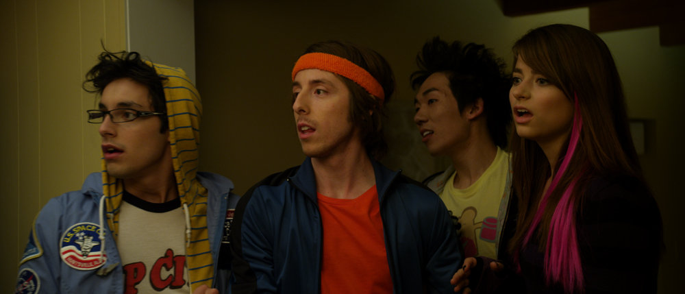 Ricky Faust, Teresa Decher, Keye Chen and Justin Cone in The Adventures of Avery & Pete (2015)
