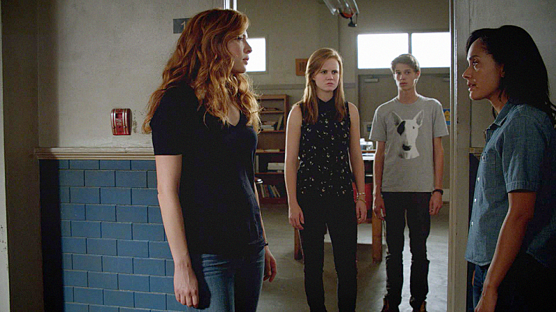 Still of Rachelle Lefevre, Colin Ford, Karla Crome and Mackenzie Lintz in Under the Dome (2013)