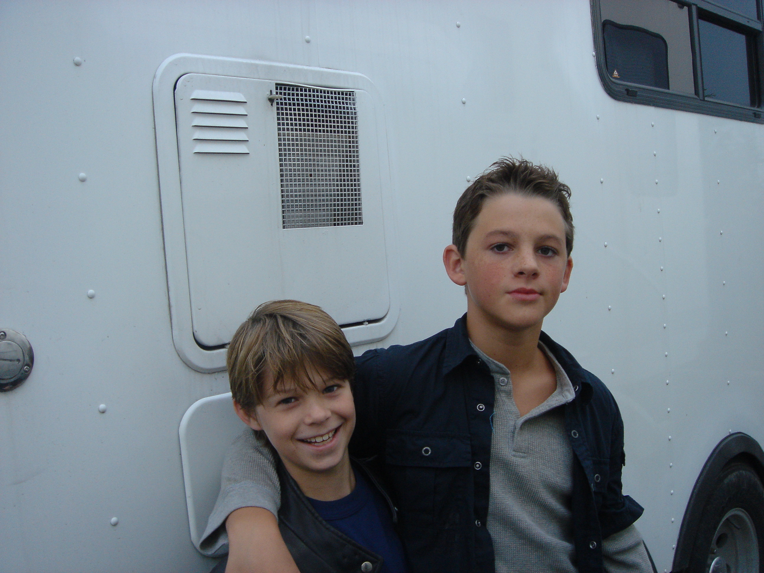 Colin Ford and Ridge Canipe Supernatural Christmas Episode