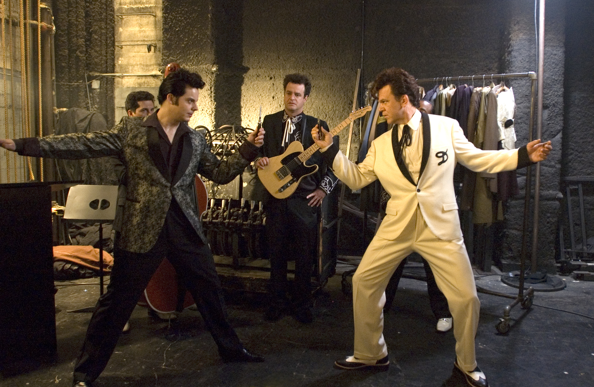 Still of John C. Reilly, Chris Parnell and Jack White in Walk Hard: The Dewey Cox Story (2007)