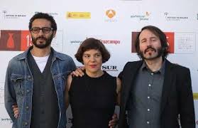 Abdelatif Hwidar, Carla Subirana and Adán Aliaga in 15th Festival de Málaga