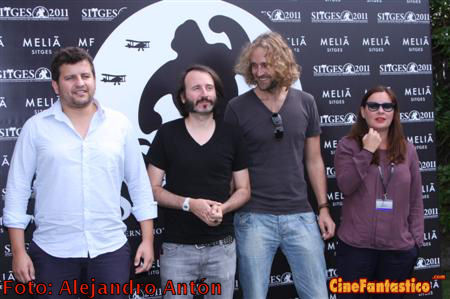 Sergio Frade, Adán Aliaga, Vincent Barrière and Luisa Romeo in 44th Sitges Film Festival