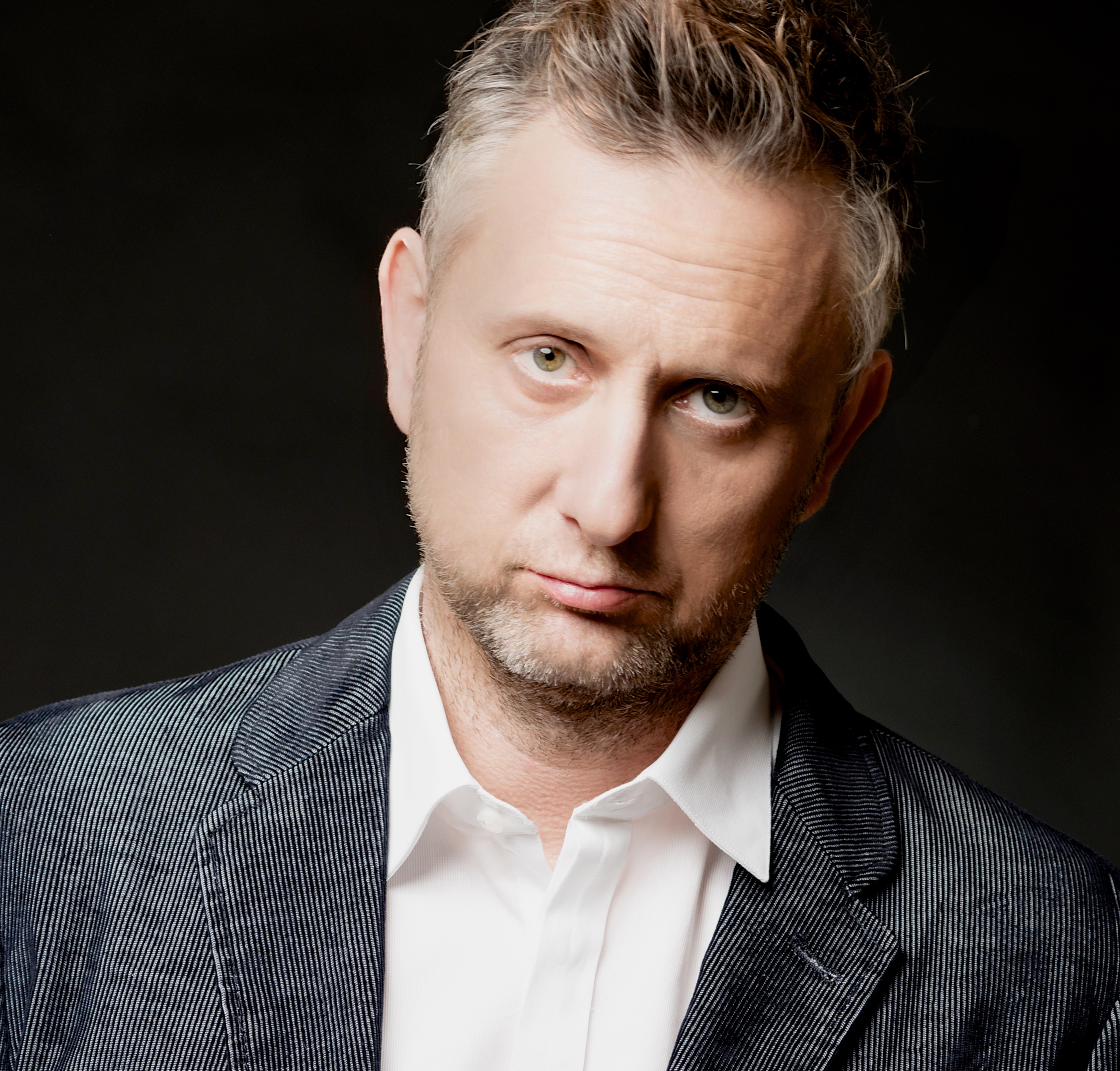 Headshot of actor Marius Biegai. New York December 2013.