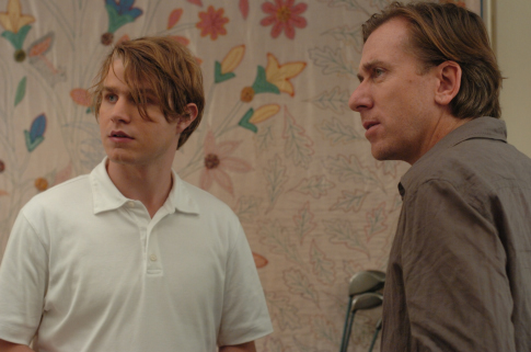 Still of Tim Roth and Brady Corbet in Funny Games (2007)