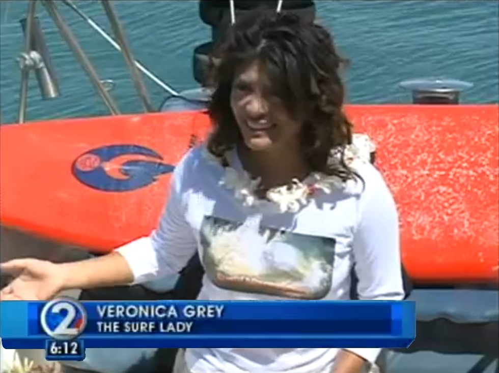 The Surf Lady Veronica Grey talks about the premier of 