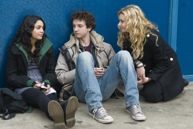 Still of Gaelan Connell, Vanessa Hudgens and Aly Michalka in Bandslam (2009)