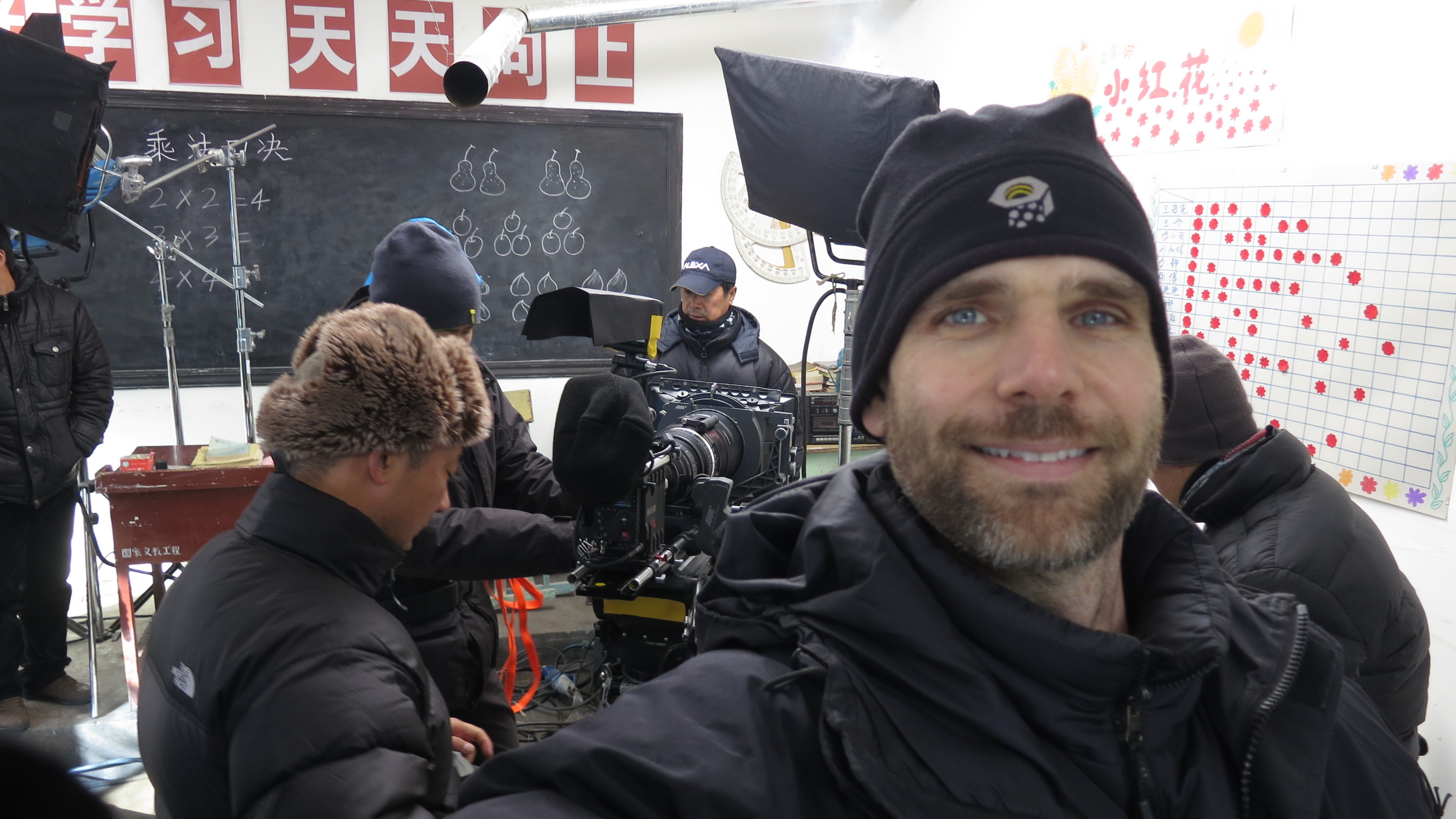 On the set of 'Life and Death in Ordos' Ordos, Inner Mongolia