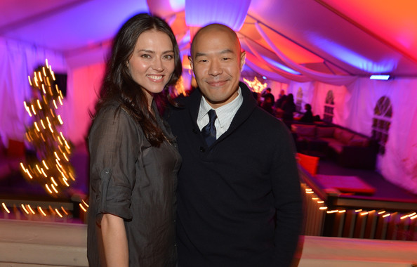 Actress Trieste Kelly Dunn and Hoon Lee attend SCAD Television Festival in Atlanta.