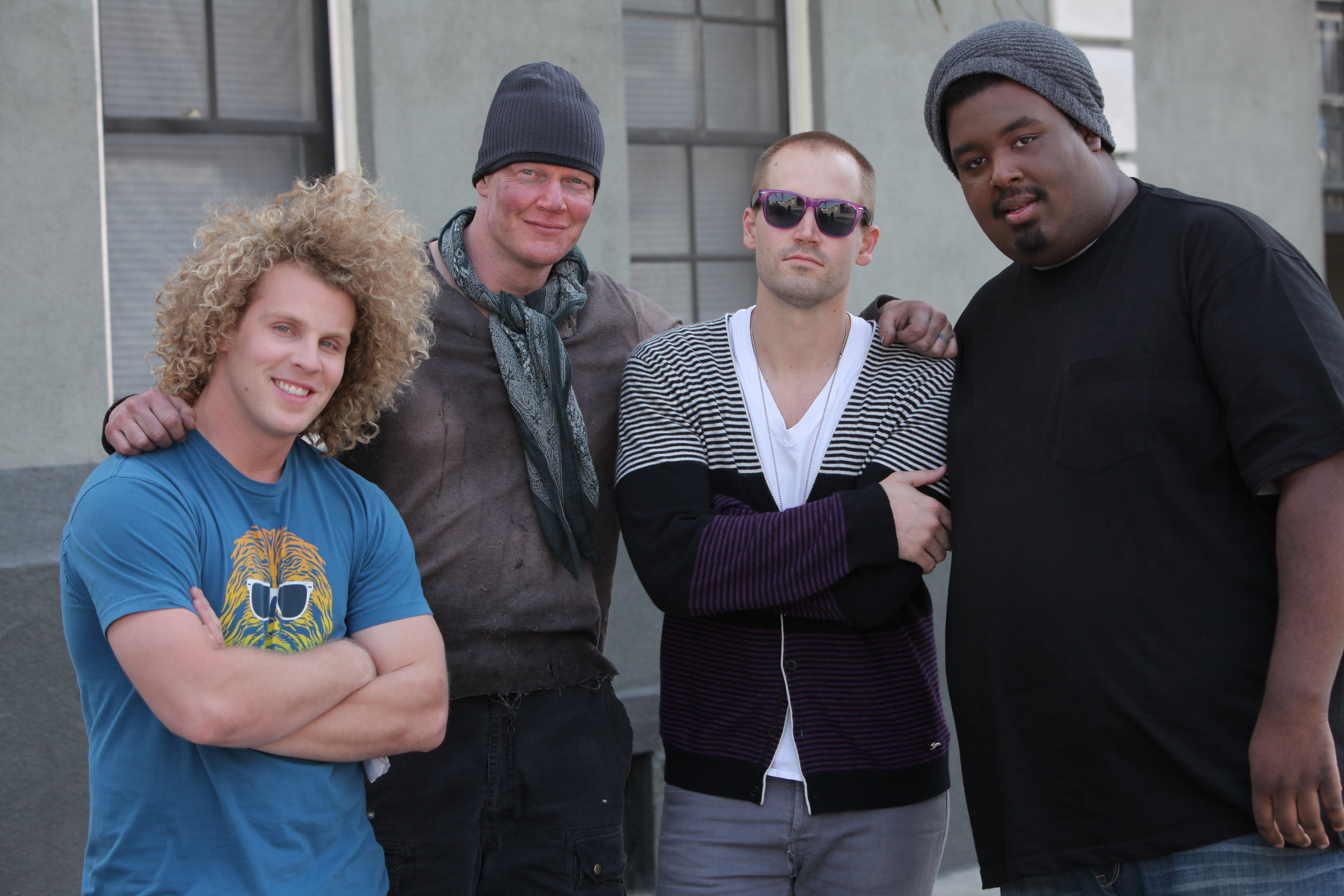 Brad Hoss, Derek Mears, Da'Vone McDonald and Ryan Cook in See You on the Other Side (2010)