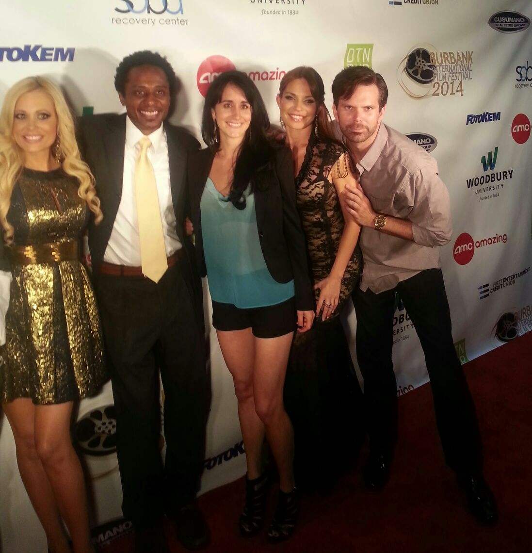 Producers and Cast of The Ladies Room at the Burbank International Film Festival.
