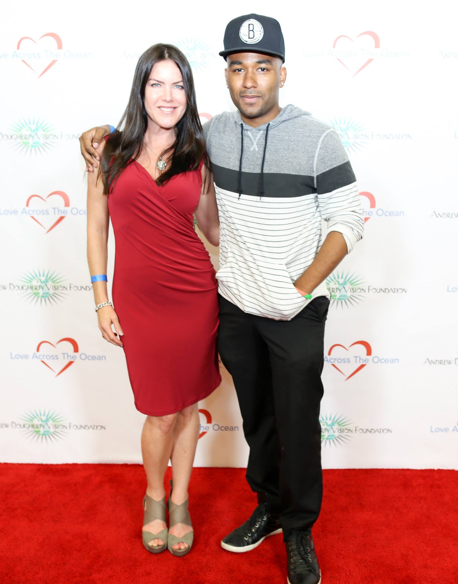 Kira Reed Lorsch and Derrell Whitt of The Bay The Series at LoveAcrossTheOcean.org 7th Annual Celebrity Poker Tournament