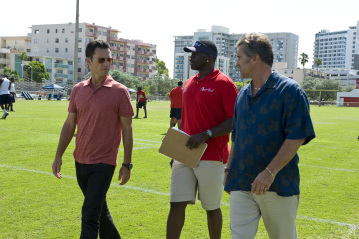 Still of Bruce Campbell, Jeffrey Donovan and Michael Irvin in Vilko bilietas (2007)