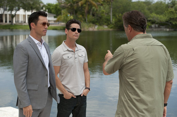 Still of Bruce Campbell, Jeffrey Donovan and Seth Peterson in Vilko bilietas (2007)