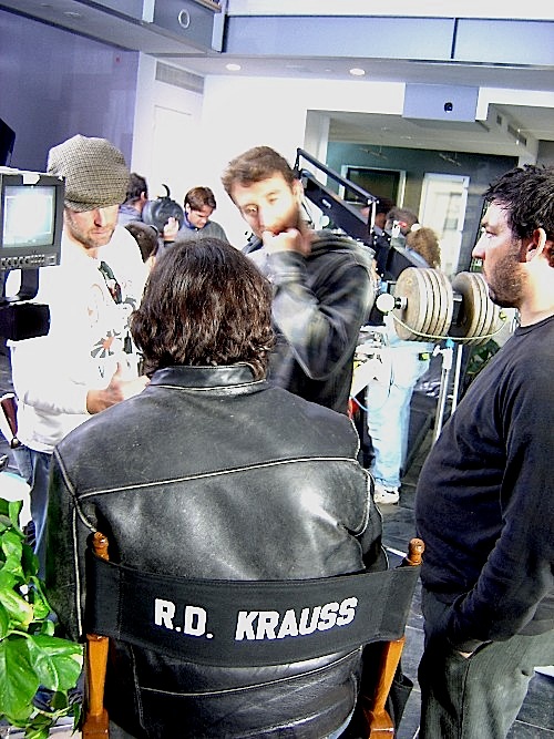 Ronald Krauss on set