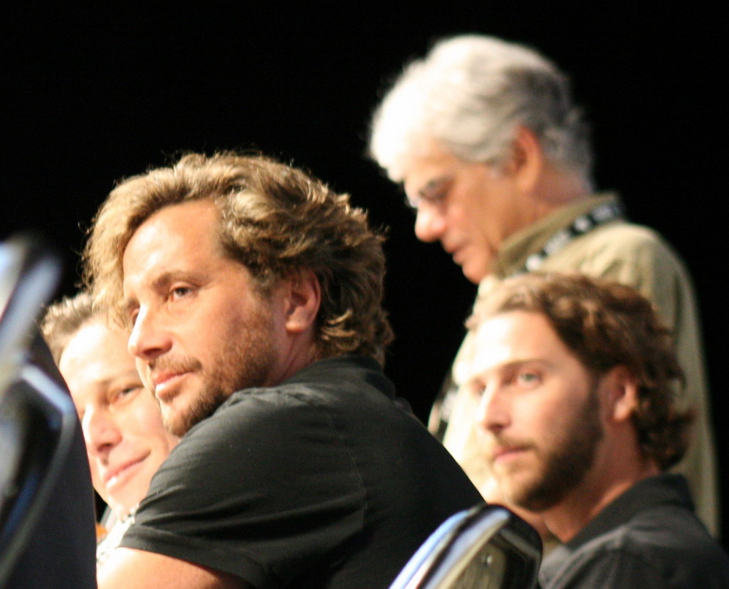 (L-R) Producer Brad Fuller, director Samuel Bayer, and producer Andrew Form at the panel for A Nightmare on Elm Street